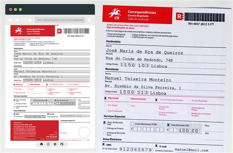 Correio Registado .